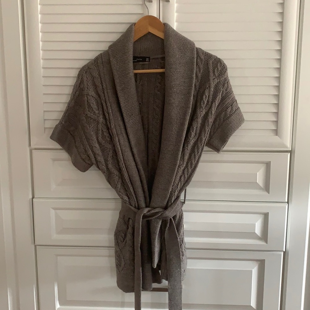 Zara belted sweater